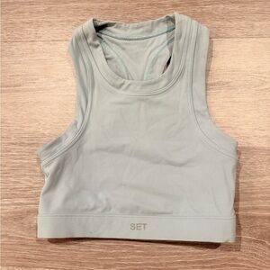 SET ACTIVE Sportbody High Neck Scoop Bra Racerback